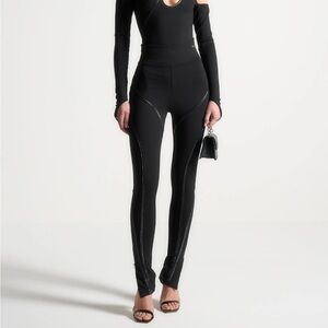 Maniere de Voir Contrast Contour Leggings